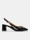 Pumps mit mittelhohem Absatz Schwarz