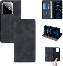 Θήκη Πορτοφόλι Vintage Magnet Wallet Sonique Realme Gt 7 5g Realme Gt 7t 5g Μαύρο