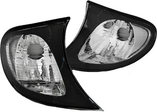 Front Indicators Bmw 3 E46 2001-2005 Sedan Touring Black/Clear Carro 287808