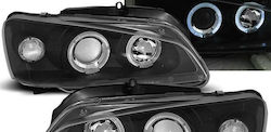 Carro 223356 Front Lights Set Peugeot 106 96-03 Angel Eyes Black H1/h1 2 Pieces Carro 223356 Front Lights Set Peugeot 106 96-03 Angel Eyes Black H1/h1 2 Pieces