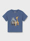 Kids' Shirt Short Sleeve Cobalt
