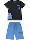 Kids' Set with Shorts Summer 2pcs Royal Blue