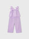 Kinder-Set mit Hose Sommer 2Stück Purple