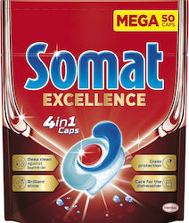 Somat 50 Κάψουλες Πλυντηρίου Πιάτων
