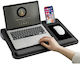 Tabelul pentru Laptop până la 17" 55x34 cm with mouse holder and forearm support with double ventilation cushions