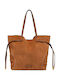 Set Leather Women's Bag Shoulder Brown