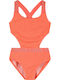 Energiers Kids Swimwear One-Piece Neon Coral