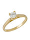 Single Stone from Gold 18K with Diamond