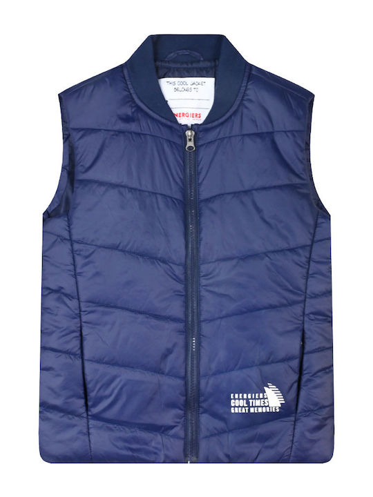 Energiers Kinder Freizeitjacke Ärmellos Marineblau
