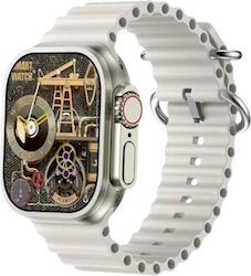 T900 Ultra Smartwatch με Παλμογράφο (Γκρι)