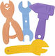 Bocioland Teething Ring BPA Free Silicone for 3 m+ 4 Pieces