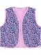 Kids Vest Cotton Lilac