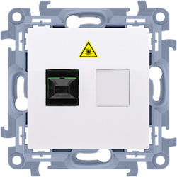 Simon 10 Light Socket Optical Single White Cgs1.01/11 Simon 10 Light Socket Optical Single White Cgs1.01/11