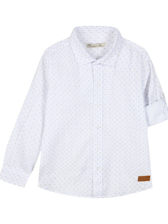 Kids Shirt Long Sleeve Blue