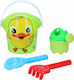 Eddy Toys Sandpit Bucket Set 22cm 4pcs
