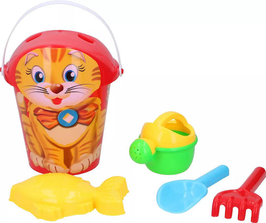 Eddy Toys Пясъчник Комплект Сандък 29см 5 Бройки