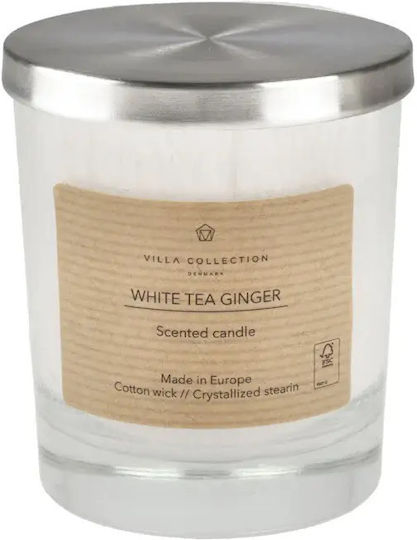 Villa Collection Lumânare Aromatică în Borcan Alb 8.5x10 cm