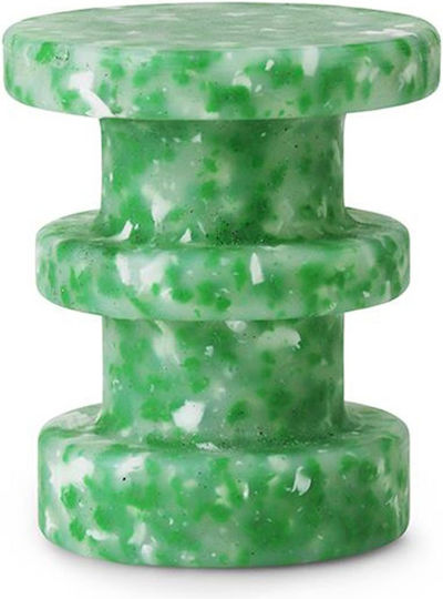 Decorativ Mic Șezlong Bit Stack 607999 Φ7x8,2cm Verde Polietilenă
