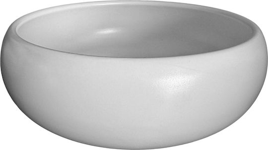 Prestige Salatieră din Porțelan Albă 24x24cm 1buc