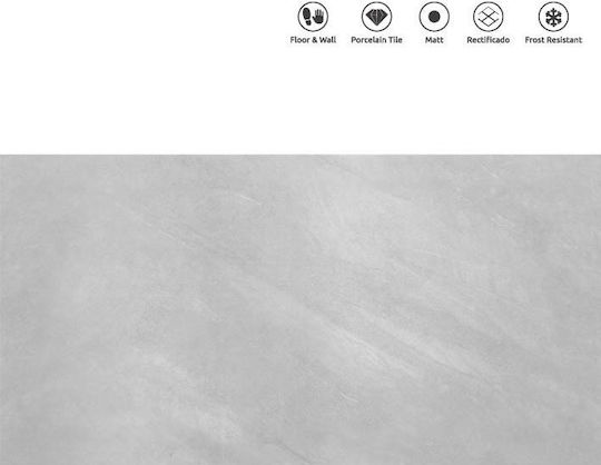 LV Granito Fliese Boden / Wand Innenbereich 120x60cm Grey
