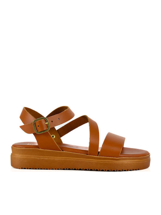 Тютюневи Кожени Flatforms Наклонена Каишка