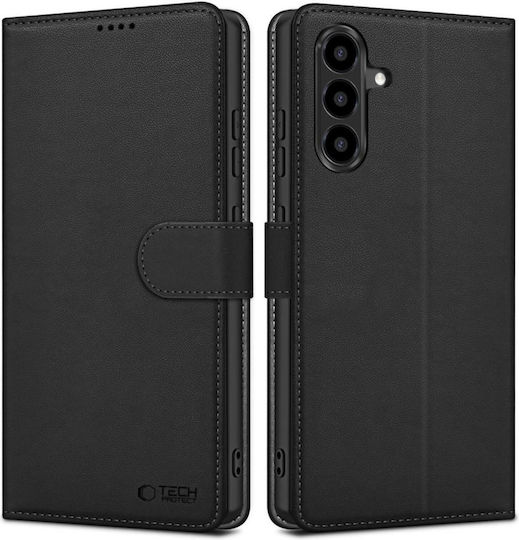 Tech-Protect Brieftasche Handyhülle Samsung Galaxy A57 5G – Schwarz