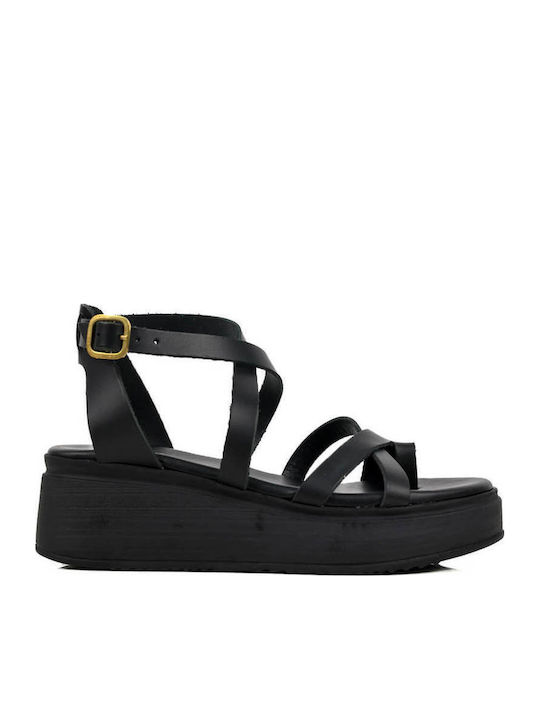 Черни Made In Greece Flatforms Множество Каишки