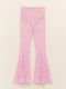 Women's Fabric Trousers Pink