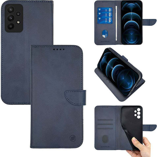 Sonique Urban Wallet Mobile Phone Case Samsung Galaxy A23 5G Galaxy A23 4G Dark Blue