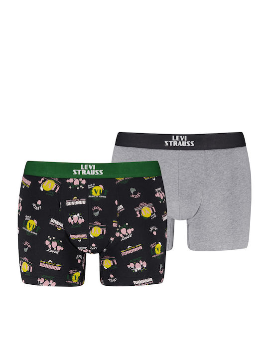 Ανδρικά Μποξεράκια Black, Grey, Green 2Pack