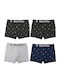 Men's Boxers Multicolored 4Pack