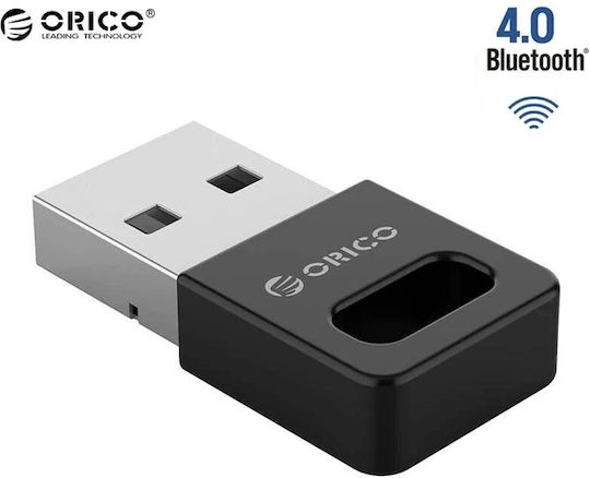 Orico Bta-409 Usb Bluetooth 4.0 Adapter Εμβέλεια 20m Μαύρο