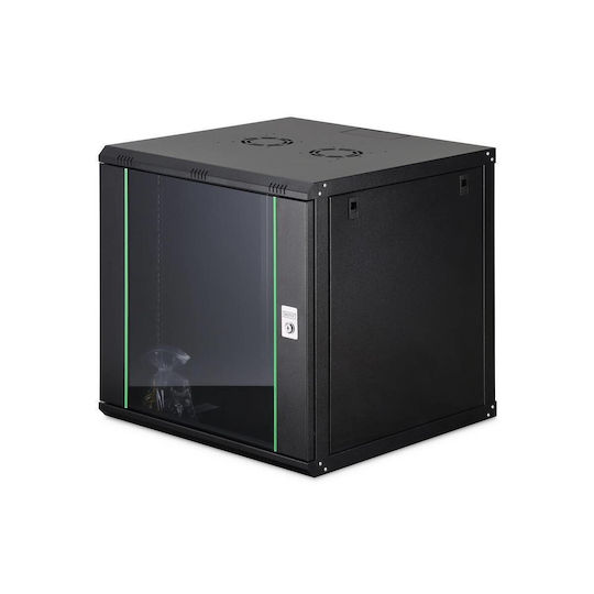 Digitus Επιτοίχια Καμπίνα Rack 19U 60x60cm Μαύρο DN-37111