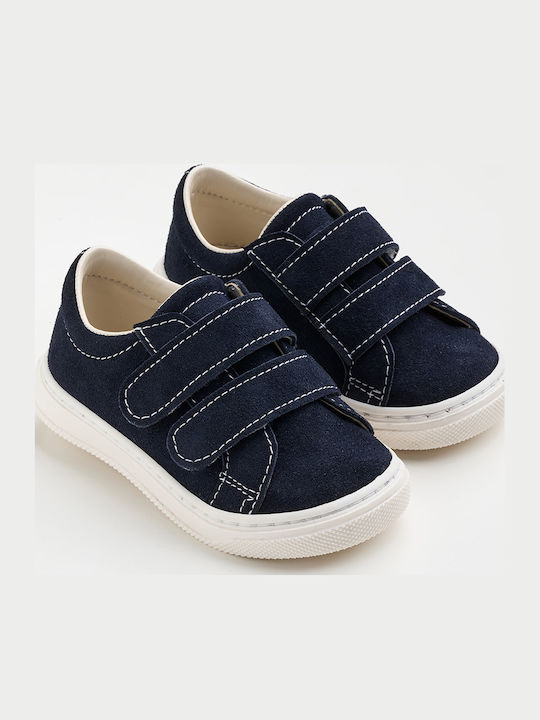 Ever Kid Papuci boteza din piele Sneakers Albastru