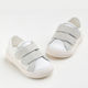 Ever Kid Βαπτιστικά Υφασμάτινα Sneakers Λευκά