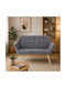Alma Two-Seater Couch Gray 127x70x70 cm E7141,73