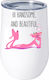 Glass Thermos Stainless Steel 500ml Pink