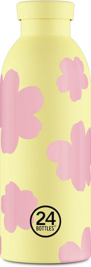 24Bottles Clima Bottle Thermos Stainless Steel / Plastic BPA Free 500ml Daydreaming Yellow