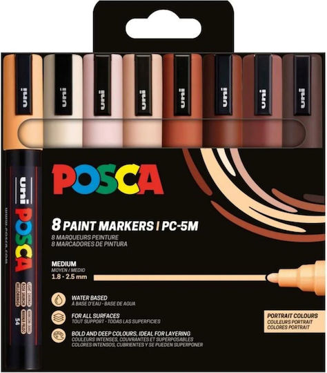 Posca Портретни Цветове Маркери за Рисуване 2.5мм