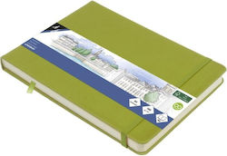 Skizzenbuch A5 Querformat Limettengrün 140g 160...