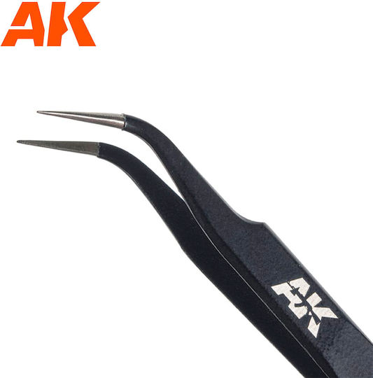 Ak Precision Извити Пинсети За Моделиране