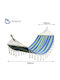 Hamac Material Textil Multicolor 200x100cm