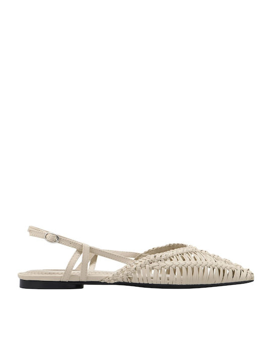 Corina Women's Ballerina Shoes with Strap in Be...
