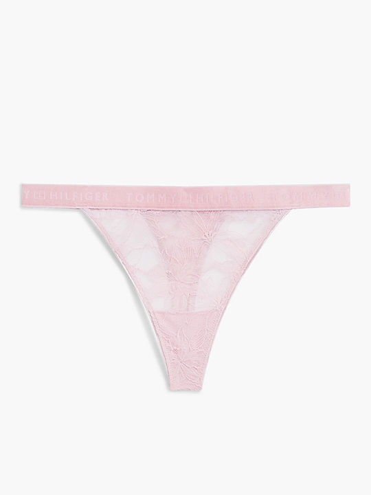 Γυναικείο String με Δαντέλα Bonita Pink