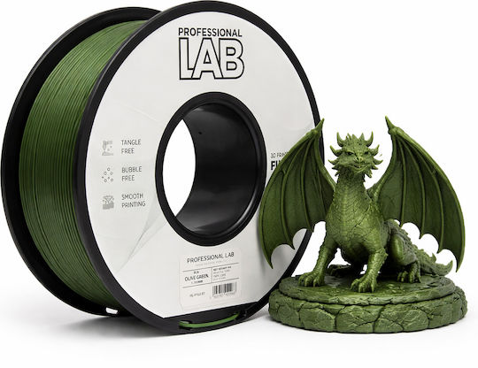 Filament Pentru Imprimante 3D PLA 1.75mm Culoare Verde Măsliniu 1kg 1 Bucată Bobină