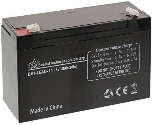 Baterie UPS cu Capacitate 10Ah și Tensiune 6V Car_6V_10Ah 1buc