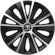 Car Wheel Hubcaps Versaco Rapide Black Chrome B...
