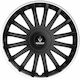 Car Wheel Hubcaps 15" Crystal So Black Cbx 3d Metal Logo Renault 4pcs