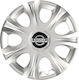 Тасии Трохове Автомобилни Versaco Impulse Сребристи 13" Сигма 3d Метално Nissan 4 Броя
