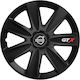 Car Wheel Hubcaps Versaco Gtx Carbon Black 13" ...
